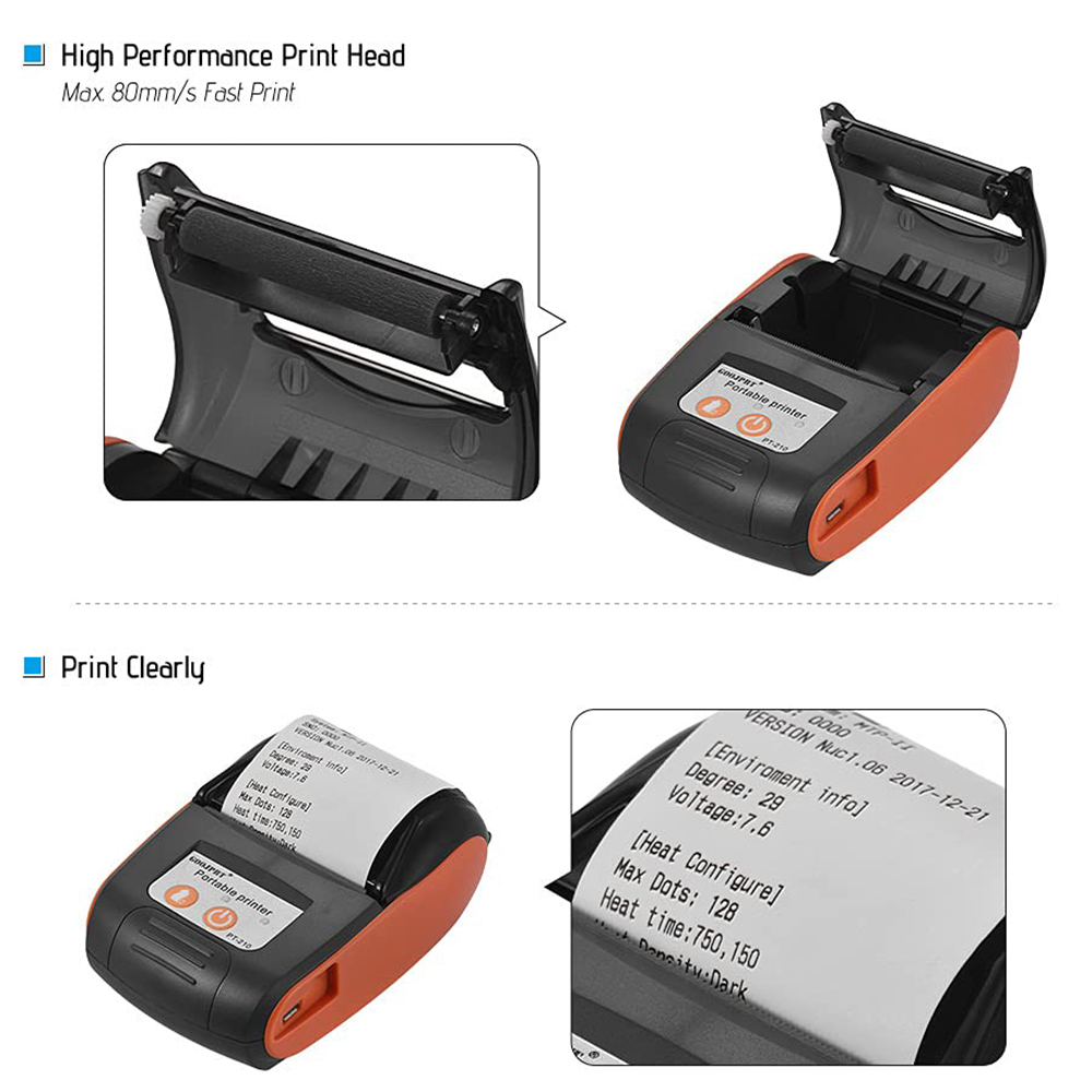 Mini Portable Thermal Receipt  - Commercial Shirt Printing Machine recension och pris